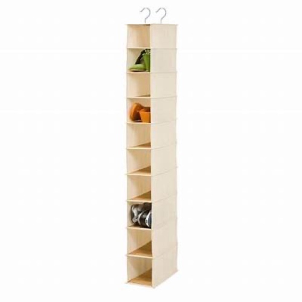 10-Shelf Hanging Shoe Organizer